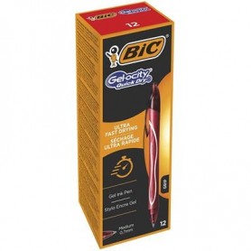 PENNA BIC GELOCITY QUICK DRY INCHIOSTRO ROSSO