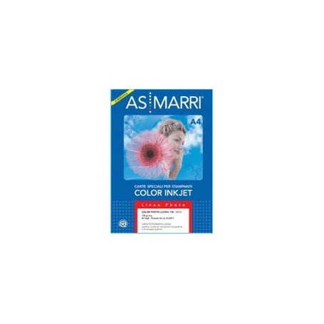 carta inkjet a4 190gr 50fg color photo satinata 8106 as marri