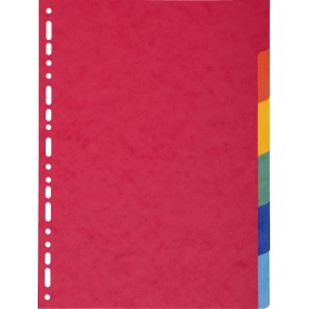 divisori neutri 6 tasti - cartoncino colorato a4