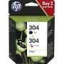 pack 2 cartuccia HP 304 1 nero + 1 colore