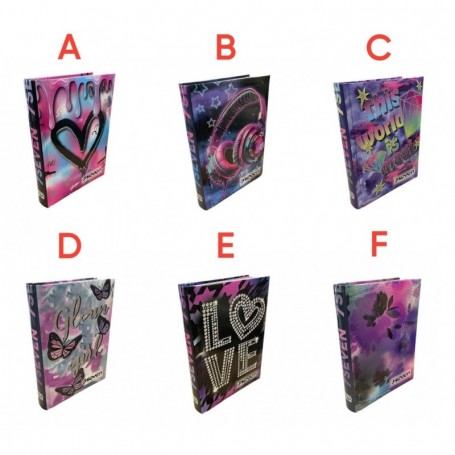 Diario Standard Tessuto 12 Mesi Seven Girl 25/26