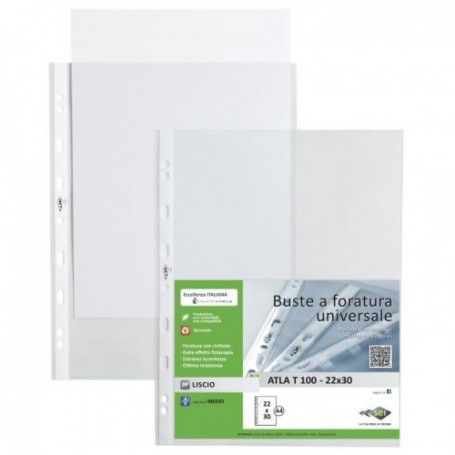 25 buste forate 22x30 li ATLA T100 m
