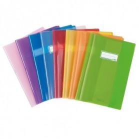 Copriquaderno A4 trasparente VERDE.