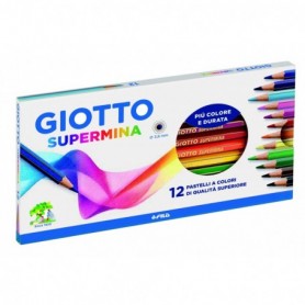 Pastelli Giotto SUPERMINA Astuccio 12 PZ.