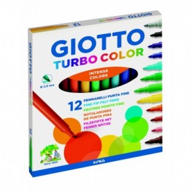 Pennarelli Giotto Turbo Color astuccio da 12 pz.