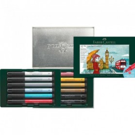 Cofanetto 12X Penna Pitt Artist Pen Set - London
