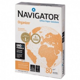 Risma Carta bianca Navigator A4 Organizer con 2 Fori 80Gr - 500fogli