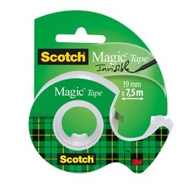 NASTRO ADESIVO CRISTAL+DISPENSER SCOTCH 19x7,5m