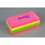 FOGLIETTI TARTAN COLORI NEON 51X38 MM CONF 12 PEZZO