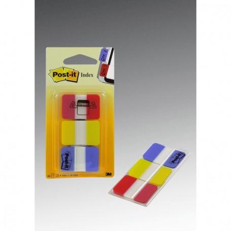 Set segnapagina Post-it Index Strong 3x22 colori classici