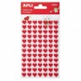 1 FOGLIO STICKERS FELTRO "CUORE"