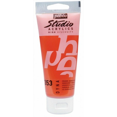 STUDIO ACRYLICS 100 ML ARANCIONE GIALLO IRIDESCENTE