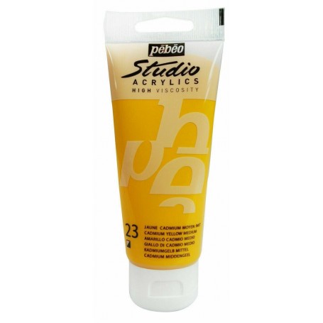 STUDIO ACRYLICS 100 ML GIALLO DI CADMIO MEDIO