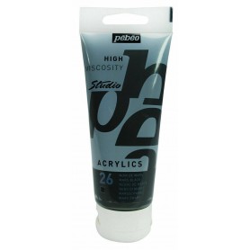 STUDIO ACRYLICS 100 ML NERO DI MARTE