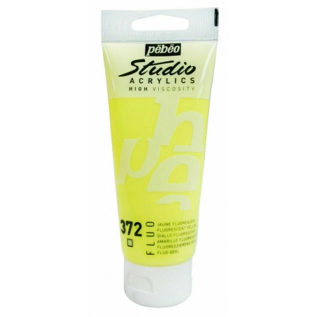 STUDIO ACRYLICS 100ML  FLUO GIALLO