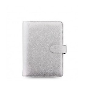 FILOFAX SAFFIANO SILVER PERSONAL