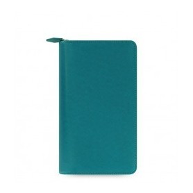 FILOFAX SAFFIANO ACQUAMARINA COMPACT ZIP