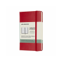 MOLESKINE AGENDA 12 MESI SETTIMANALE ORIZZONTALE POCKET COPERTINA RIGIDA ROSSO  2022