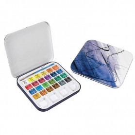 TRAVEL SET METALLO AQUAFINE 24 DEMI GODET