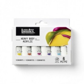 LIQUITEX SET COLORI VIBRANTI 6 TUBI