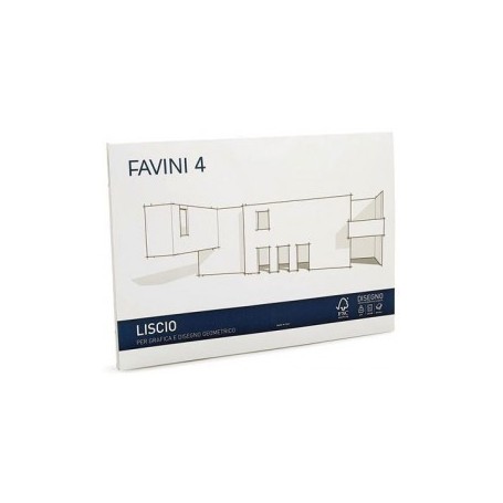 FOGLI "FAVINI 4": CARTANGOLI LISCIO NEUTRO  D4 24X33 cm - 20 Fogli - 220 gr