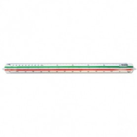 SCALIMETRO ISOTECK ARDA 30CM PER CATASTO -SCALE 1:500-1000-1250-1500-2000-2500-