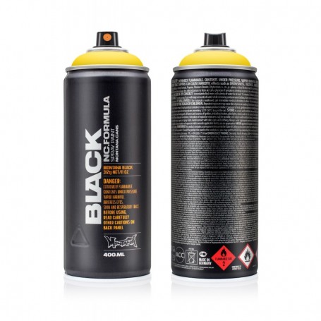 BOMBOLETTA SPRAY MONTANA BLACK KICKING YELLOW 400ML- disponibile solo in negozio, non si effettuano spedizioni