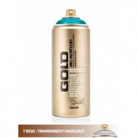 MONTANA GOLD TRANSPARENT 400ML T 8310 HAZELNUT- disponibile solo in negozio, non si effettuano spedizioni