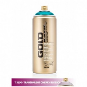 MONTANA GOLD TRANSPARENT 400ML T 3150 CHERRY BLOSS- disponibile solo in negozio, non si effettuano spedizioni