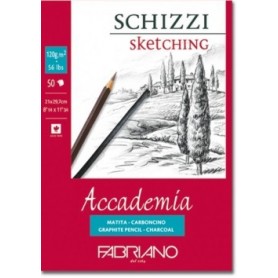 BLOCCO FABRIANO ACCADEMIA SCHIZZI colla 1 l 29,7x42