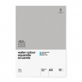 BLOCCO WINSOR & NEWTON A3 ACQUERELLO 12F 300GR