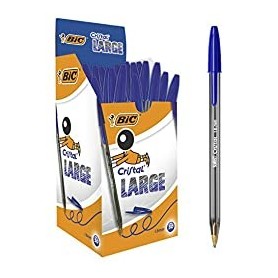 PENNA BIC CRISTAL LARGE BLU