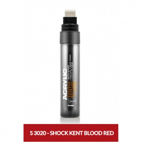 MONTANA ACRYLIC MARKER 15MM S3020 BLOOD RED