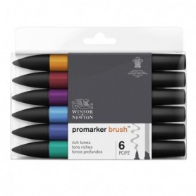 PROMARKER BRUSH 6 RICH TONES