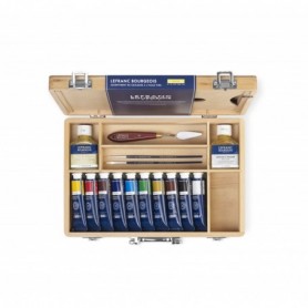 CASSETTA LEGNO SET PITTURA OLIO