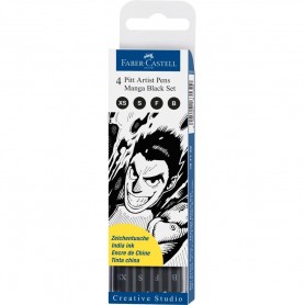 PITT ARTIST 4 PEN MANGA TRATTO XS-S-F-B