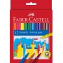 ASTUCCIO IN CARTONE DA 12 CASTELL STANDARD, PUNTA FINE PENNARELLI 12 COLORI