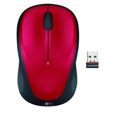 LOGITECH M235 ROSSO WIRELESS