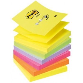 RICARICA DISPENSER MEMO 76X76MM Z-NOTES - 5 COLORI ASS.