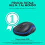 MOUSE WIRELESS M185 BLU