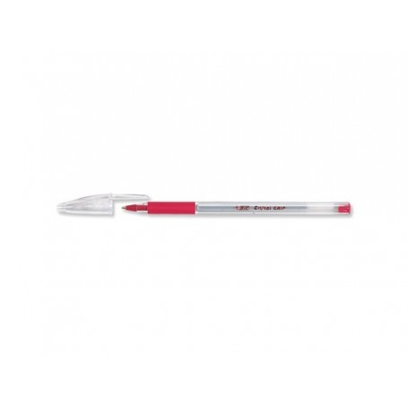 PENNA BIC CRISTAL GRIP MEDIUM ROSSO