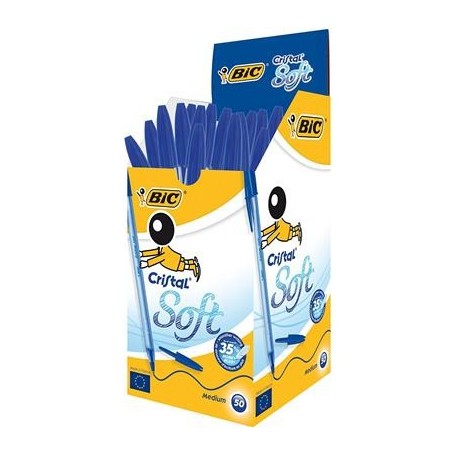 PENNA BIC CRISTAL SOFT BLU