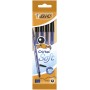 ASTUCCIO 4 BIC CRISTAL SOFT  NERO