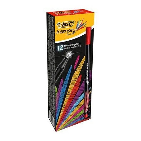 MARCATORE BIC INTENSITY FINE ROSSO