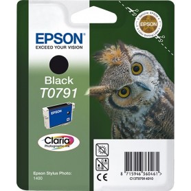 Cartuccia Epson T0791 civetta BK