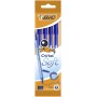 Astuccio 4 BIC CRISTAL SOFT  blu