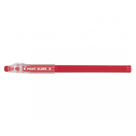 penna a sfera cancellabile Pilot KLEER rosso punta 0,7 mm