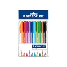 PENNE A SFERA BALL IN 10 VIVACI COLORI  COLORI ASSORTITI - CF. DA 10 PEZZI