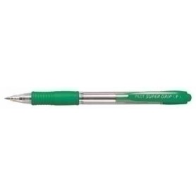 PENNE A SFERA BPGP 10R-F SUPERGRIP VERDE FIN BPGP-10R-F-G-G PUNTA 0,7 MM.