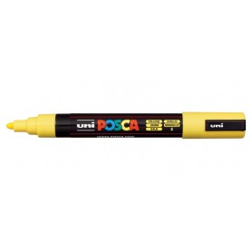 MARKER UNI POSCA PC5M giallo - PUNTA MEDIA 1,8-2,5 MM